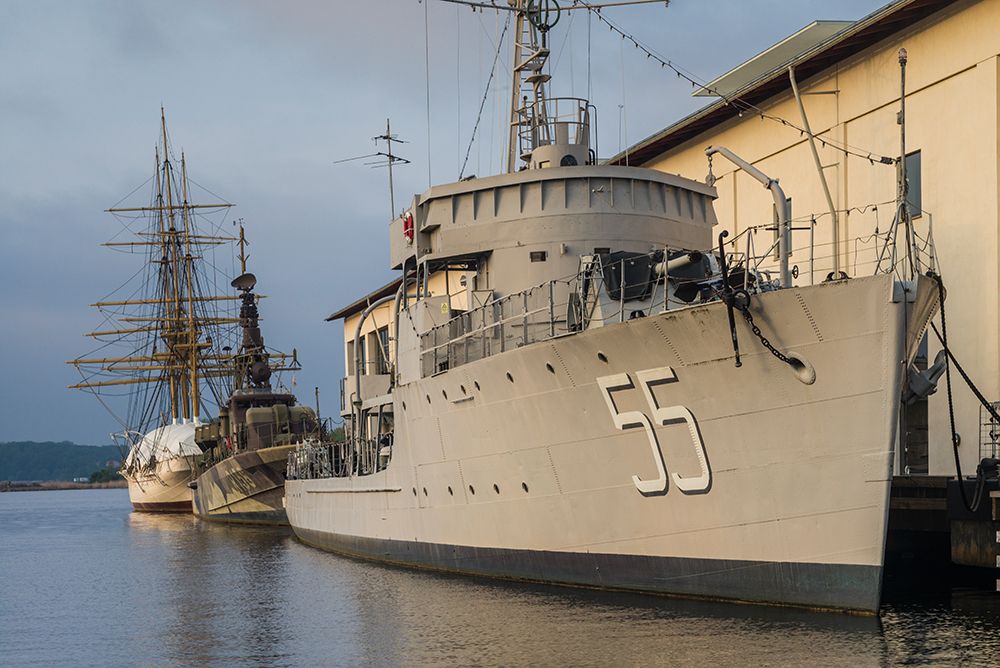 Southern Sweden-Karlskrona-Marinmuseum-marine museum-naval vessels art print by Walter Bibikow for $57.95 CAD