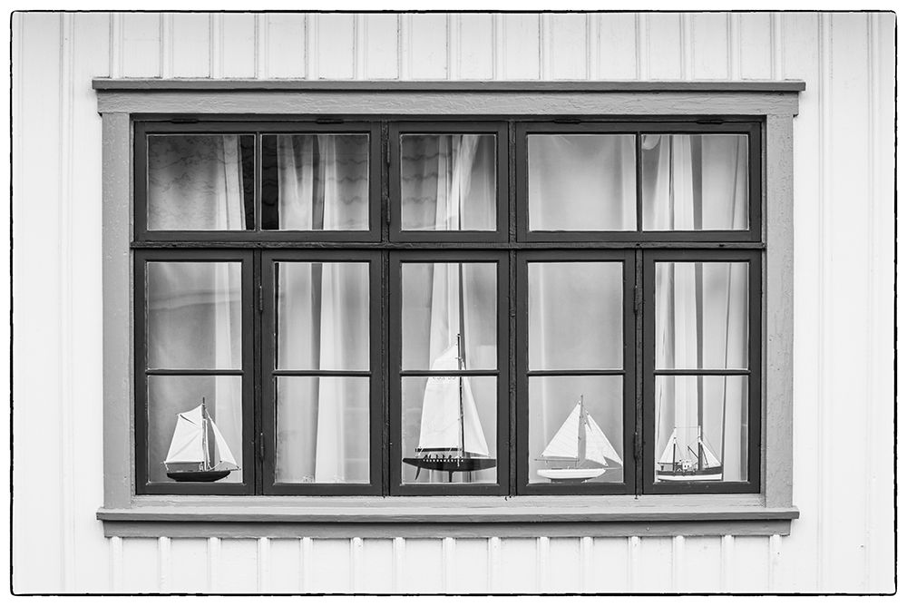 Sweden-Bohuslan-Fjallbacka-village house detail art print by Walter Bibikow for $57.95 CAD