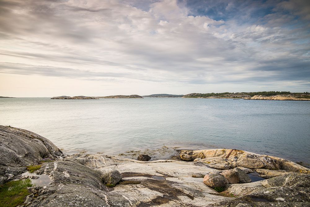 Sweden-Bohuslan-Salto Island-rocky cove seascape art print by Walter Bibikow for $57.95 CAD
