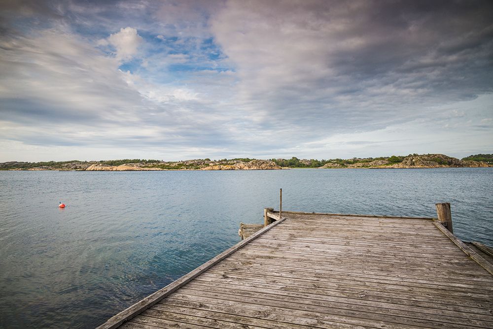 Sweden-Bohuslan-Salto Island-pier art print by Walter Bibikow for $57.95 CAD