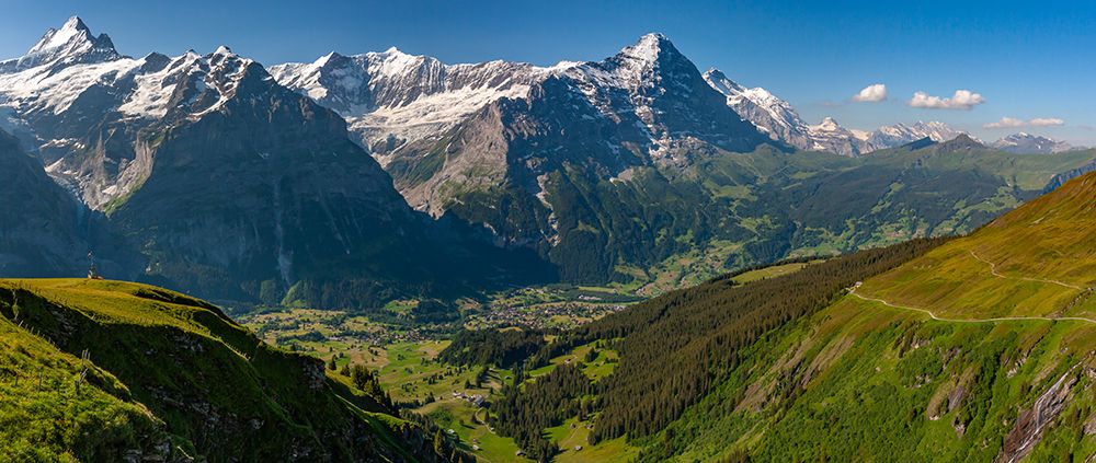 Europe-Switzerland-Berner Oberland Panoramic art print by Jaynes Gallery for $57.95 CAD