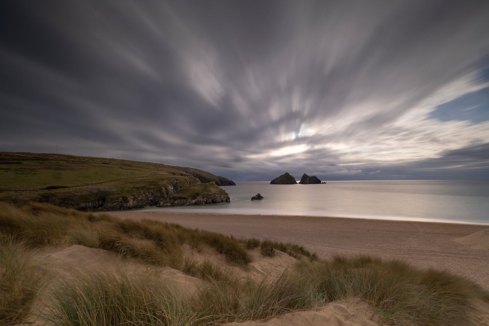 United Kingdom, England, Cornwall. Newquay, Holywell Beach art print by Hollice Looney for $57.95 CAD