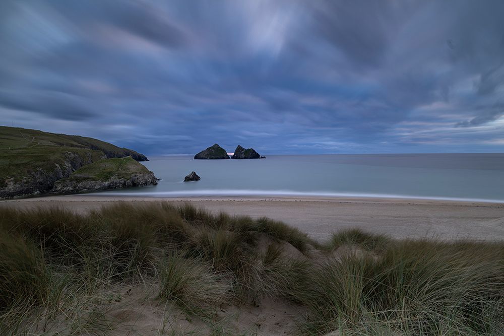 United Kingdom, England, Cornwall. Newquay, Holywell Beach art print by Hollice Looney for $57.95 CAD