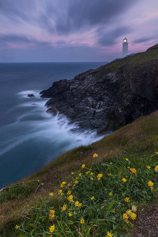 United Kingdom, England, Cornwall. Padstow, Trevose Head Lighthouse art print by Hollice Looney for $57.95 CAD