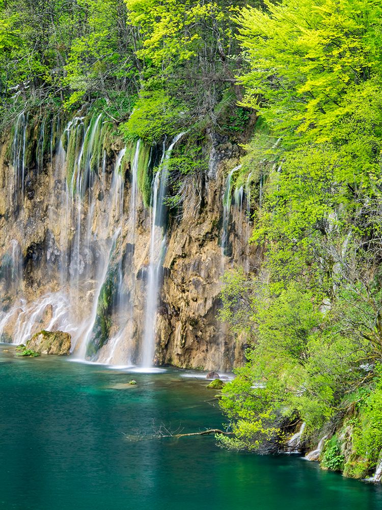 Croatia-Plitvice Lakes National Park. The Plitvice Lakes in the National Park Plitvicka Jezera. art print by Julie Eggers for $57.95 CAD