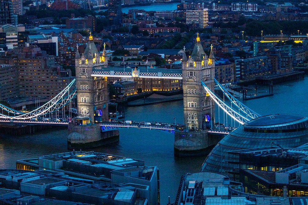 United Kingdom, England, London. The Tower Bridge at sunset. art print by Jaynes Gallery for $57.95 CAD