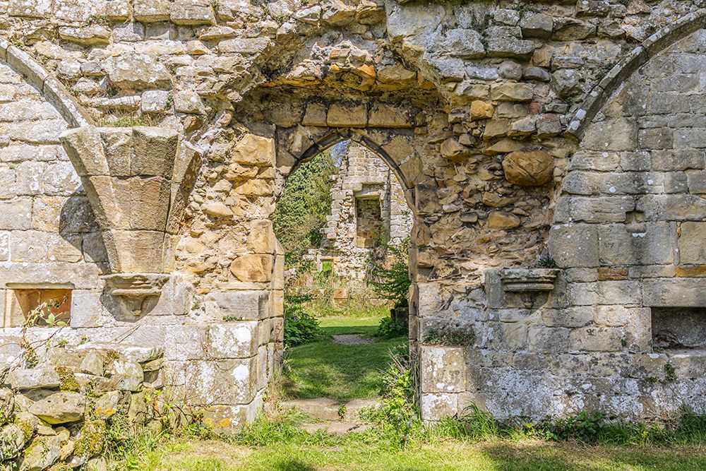 Jervaulx, Ripon, North Yorkshire, England. Jervaulx Abbey, a 12th century Cistercians monastery. art print by Emily M. Wilson for $57.95 CAD