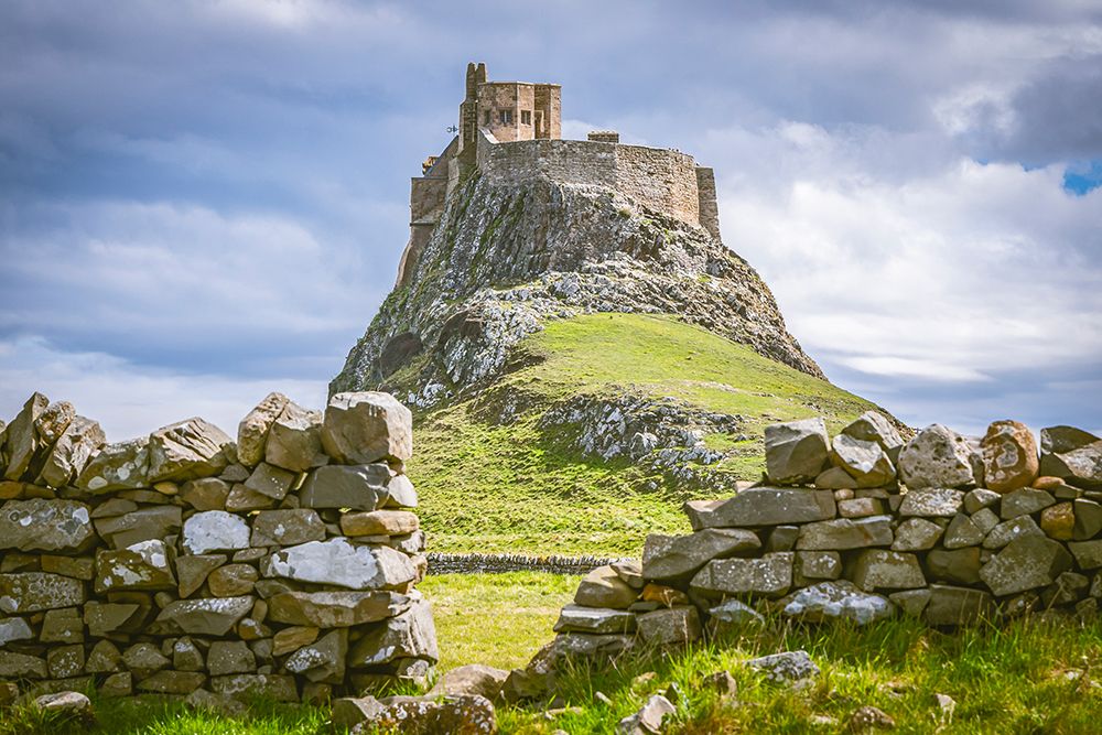 Berwick-upon-Tweed, Northumberland, England. Lindisfarne Castle on Holy Island. art print by Emily M. Wilson for $57.95 CAD