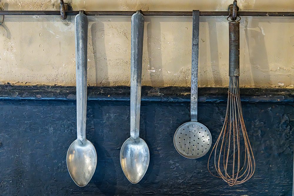 Harewood, Leeds, West Yorkshire, England. Kitchen wares in Harewood House. art print by Emily M. Wilson for $57.95 CAD