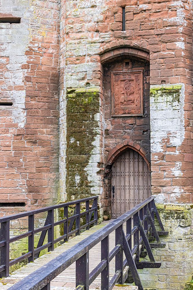 Dumfries, Dumfries and Galloway, Scotland. The 13th century ruins of Caerlaverock Castle. art print by Emily M. Wilson for $57.95 CAD
