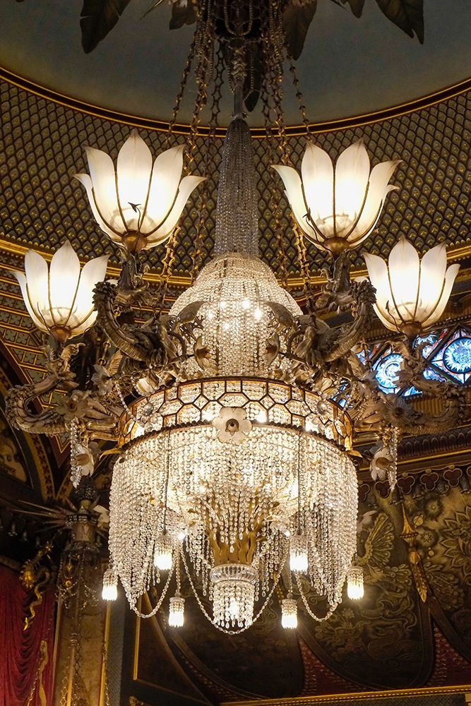 Brighton, England, UK. Royal Pavillion and Gardens, interior with opulent Asian design and decor. art print by Julien McRoberts for $57.95 CAD