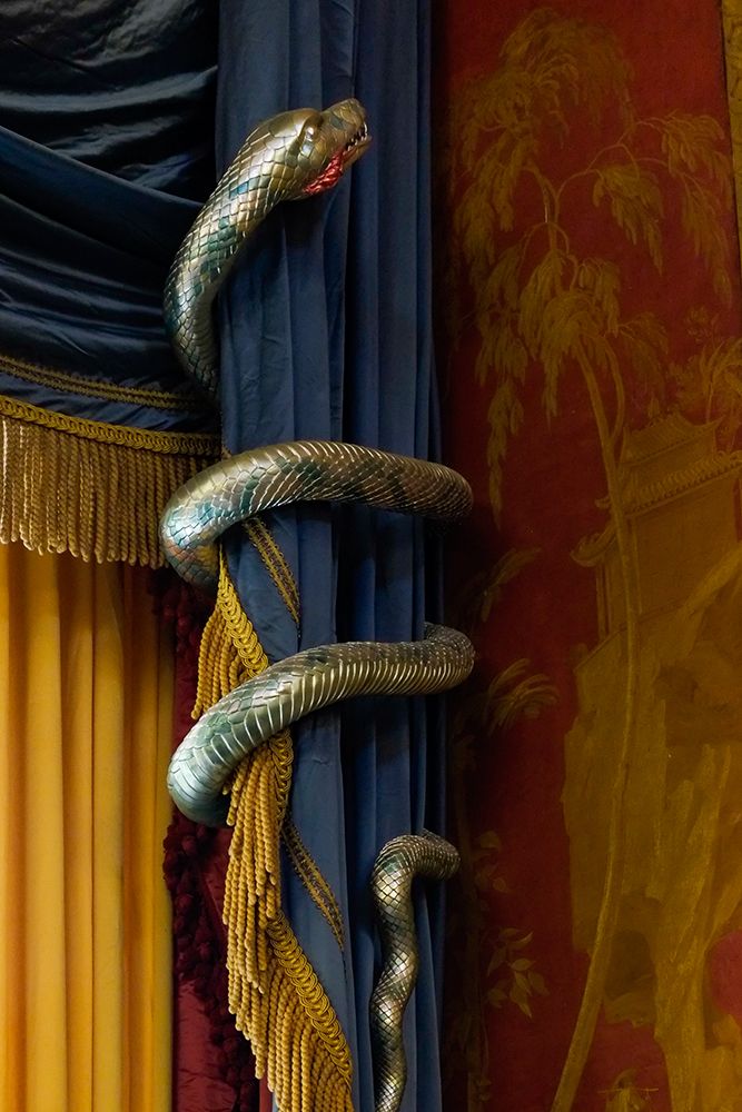 Brighton, England, UK. Royal Pavillion and Gardens, interior with opulent Asian design and decor. art print by Julien McRoberts for $57.95 CAD