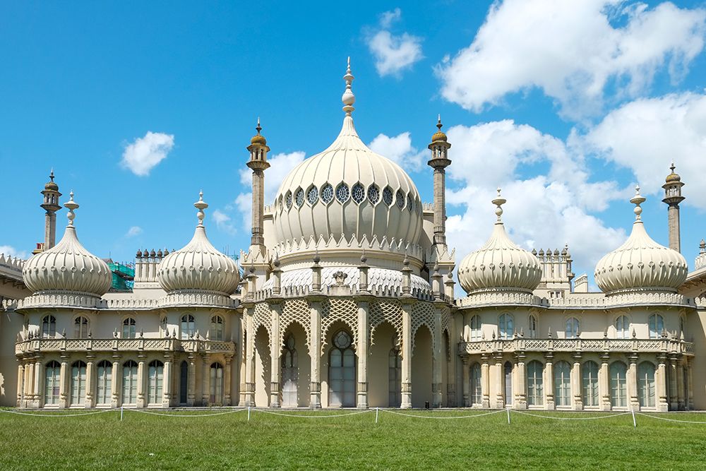 Brighton, England, United Kingdom. Royal Pavillion and Gardens. art print by Julien McRoberts for $57.95 CAD