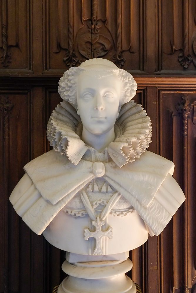 Basingstoke, England. United Kingdom Bust of Mary Queen of Scots. art print by Julien McRoberts for $57.95 CAD
