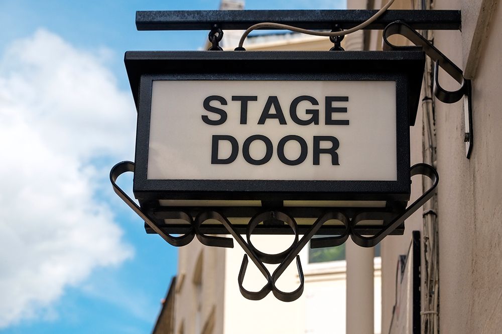 London, England, Great Britain. Stage door in theater district in Soho art print by Julien McRoberts for $57.95 CAD