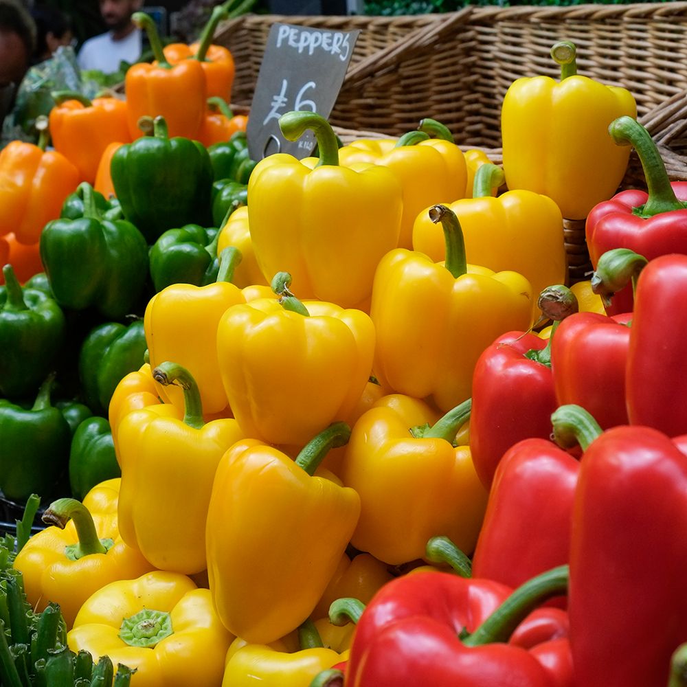 London, England, Great Britain. Borough Hall Market, fresh food, vendors and produce market. art print by Julien McRoberts for $57.95 CAD