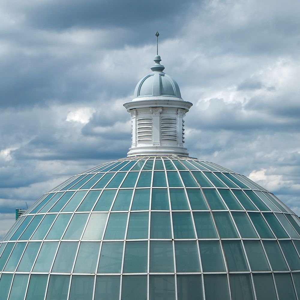 London, England, Great Britain. Glass roof dome on top of old tunnel entrance art print by Julien McRoberts for $57.95 CAD