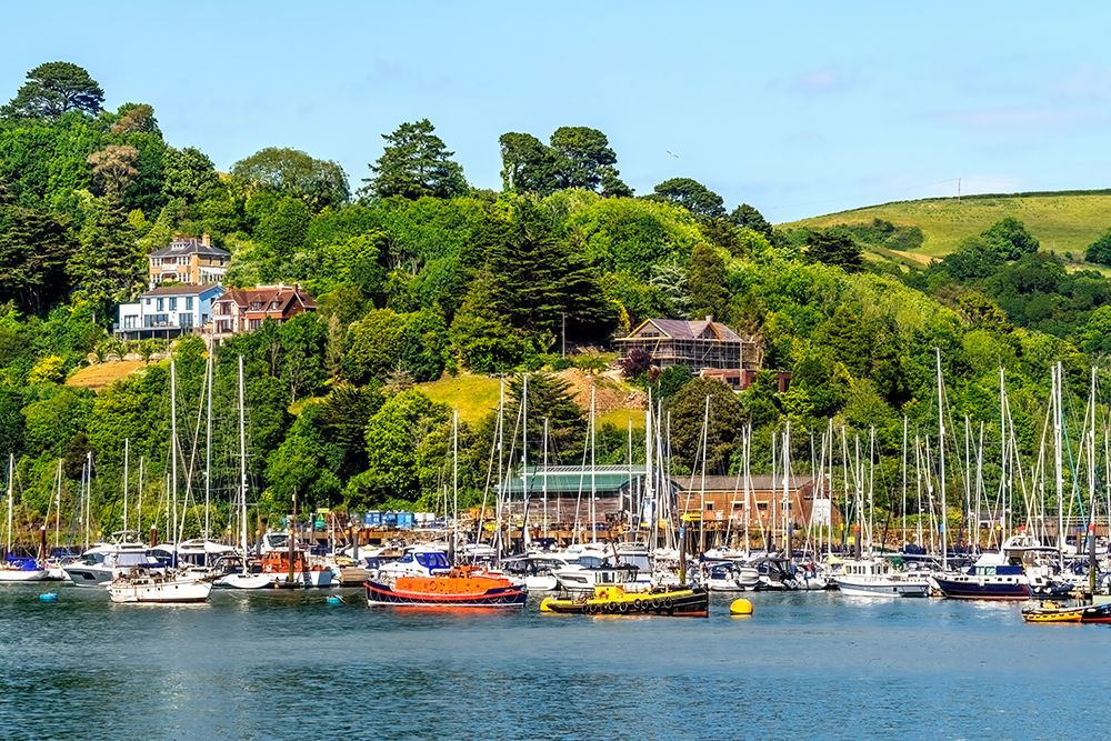 Harbor, Dartmouth, Kingswear, Devon, England. art print by William Perry for $57.95 CAD