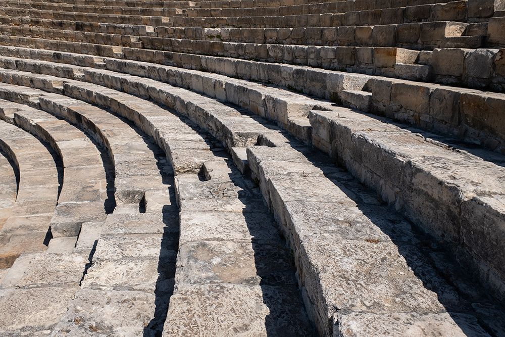 Cyprus-ancient archaeological site of Kourion The Theatre-circa 2nd century BC-seats 3,000 art print by Cindy Miller Hopkins for $57.95 CAD