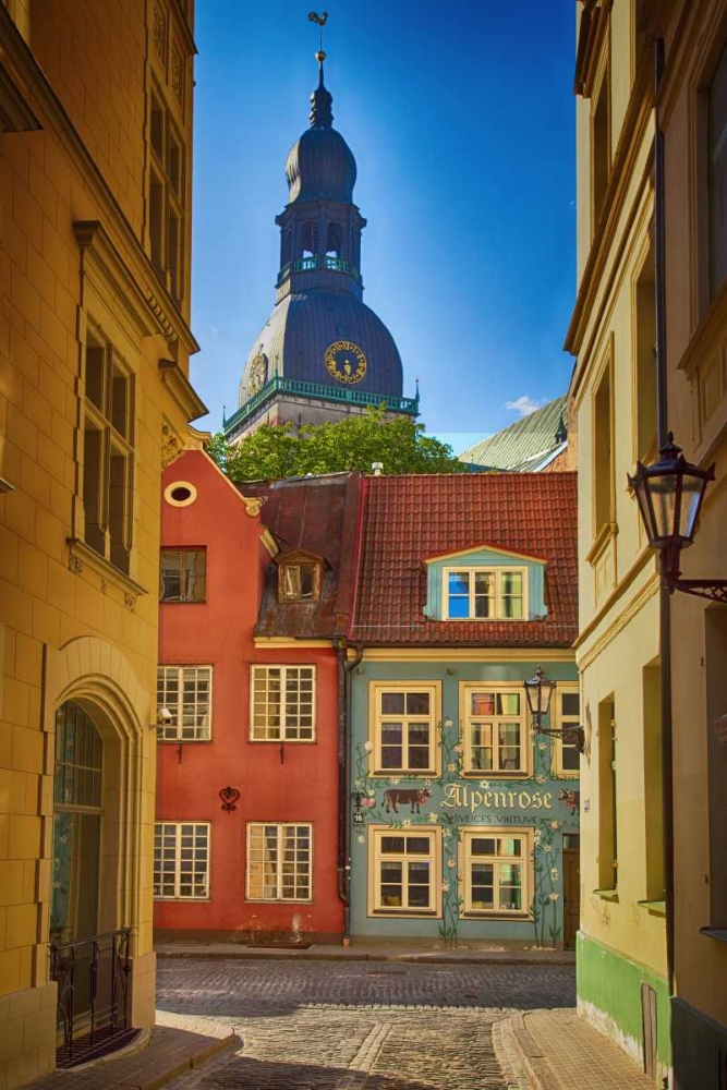 Estonia, Tallinn A street in the old town art print by Jim Zuckerman for $57.95 CAD