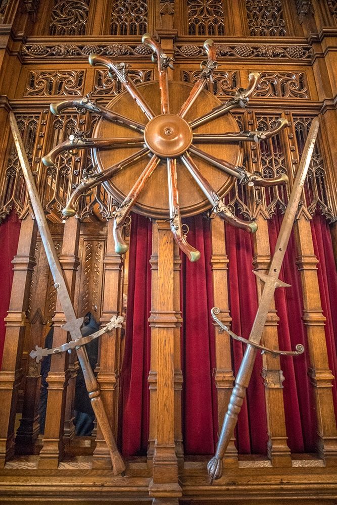 Scotland-Edinburgh Edinburgh Castle interior room military decorations art print by Jaynes Gallery for $57.95 CAD