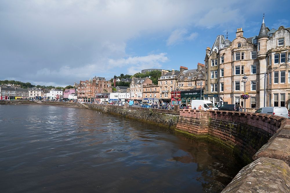 Scotland The waterfront of Oban art print by Brenda Tharp for $57.95 CAD