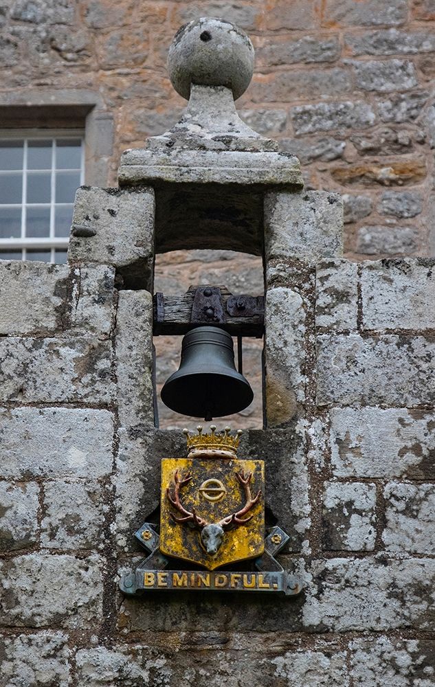 Gable above the front entrance to Cawdor Castle bearing the motto Be Mindful art print by Mallorie Ostrowitz for $57.95 CAD