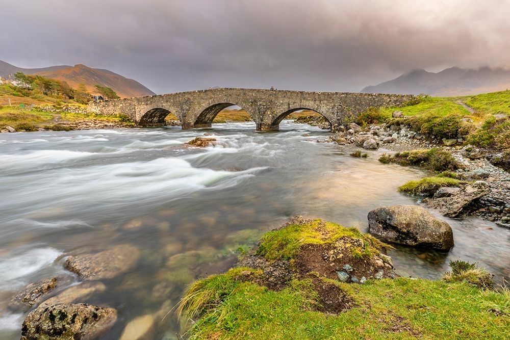 Enchanted Waters of Sligachan Old Bridge Isle of Skye-Scotland art print by Tom Norring for $57.95 CAD