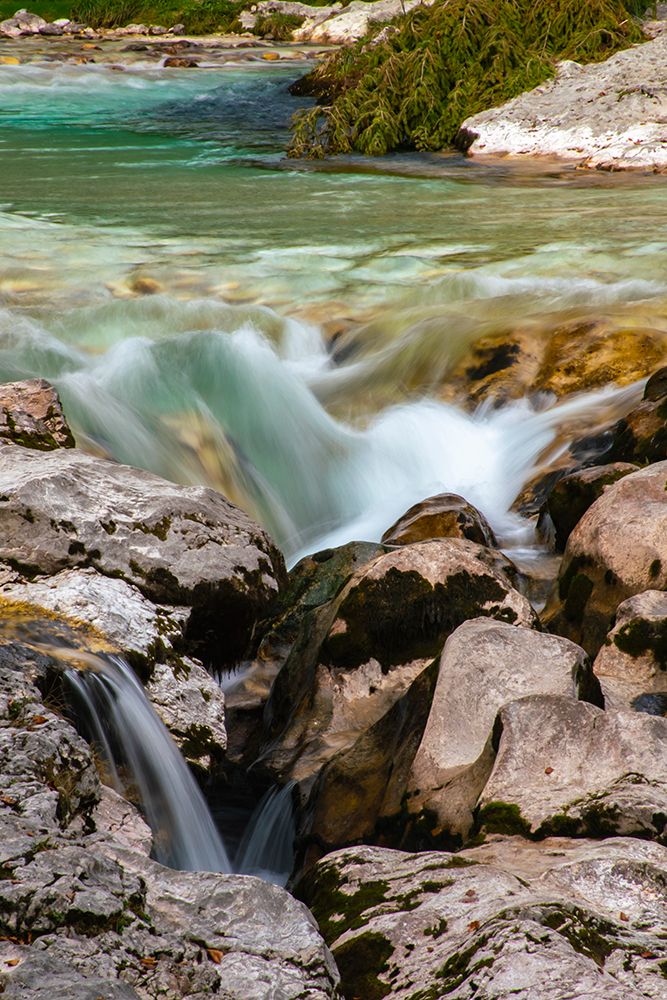 Slovenia, Triglav National Park. Soca River rapids. art print by Jaynes Gallery for $57.95 CAD