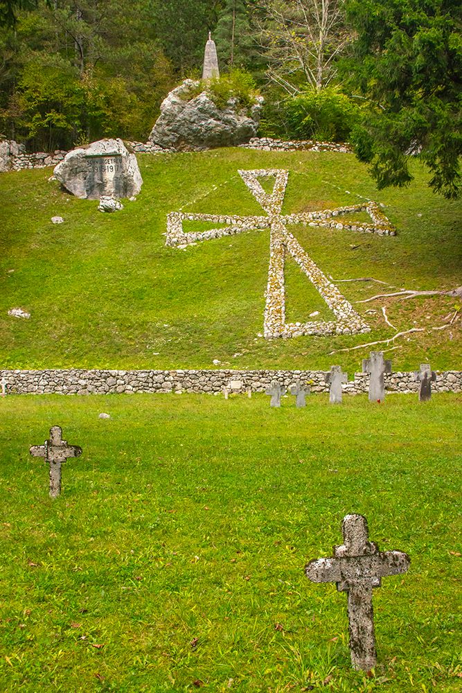 Slovenia, Soca. WWI cemetery. art print by Jaynes Gallery for $57.95 CAD