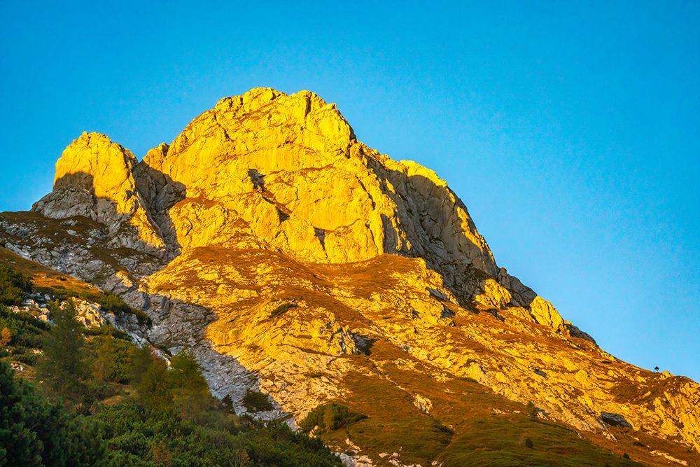 Slovenia, Triglav National Park. Sunset landscape with Julian Alps. art print by Jaynes Gallery for $57.95 CAD