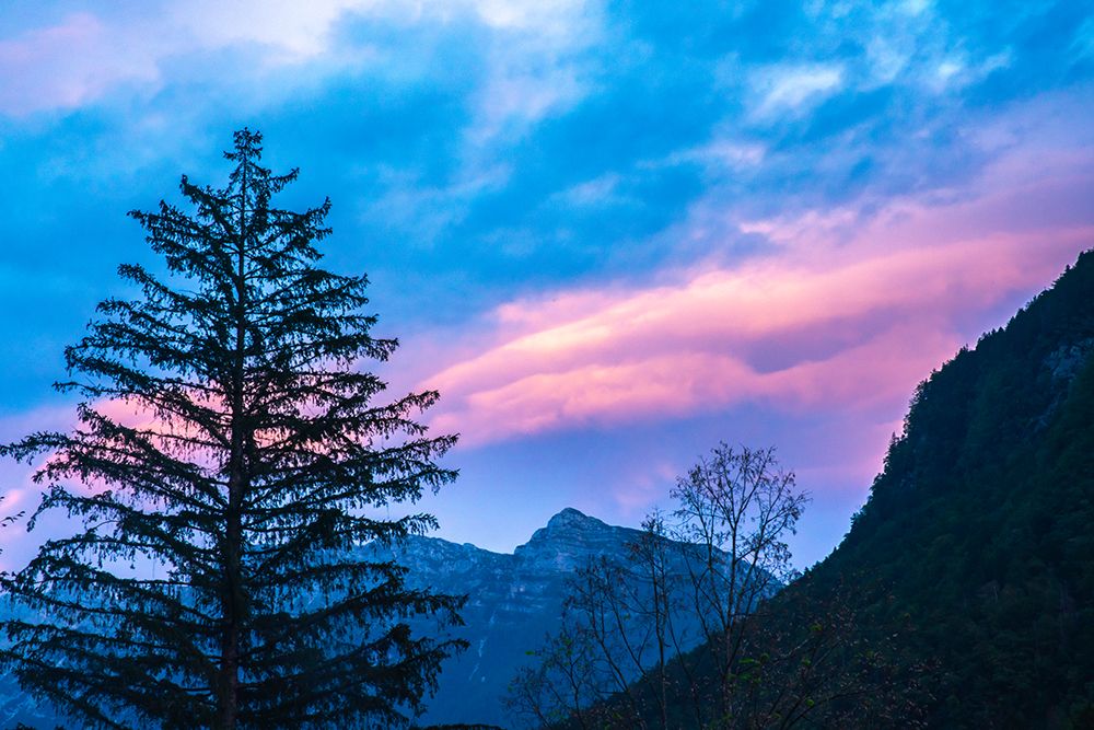 Slovenia, Triglav National Park. Mountain landscape at sunset. art print by Jaynes Gallery for $57.95 CAD