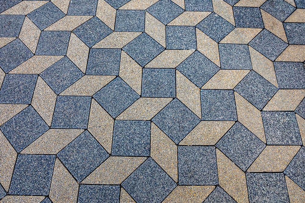 Slovenia-Ljubljana-Sidewalk Design art print by Hollice Looney for $57.95 CAD