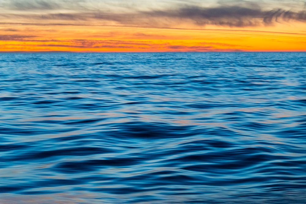 Ocean waves at sunset-Greenland art print by Keren Su for $57.95 CAD