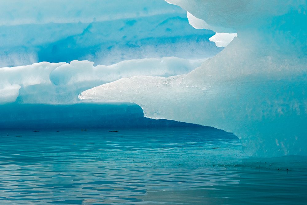 Close up of blue ice in the fjord of Narsarsuaq-Greenland art print by Keren Su for $57.95 CAD