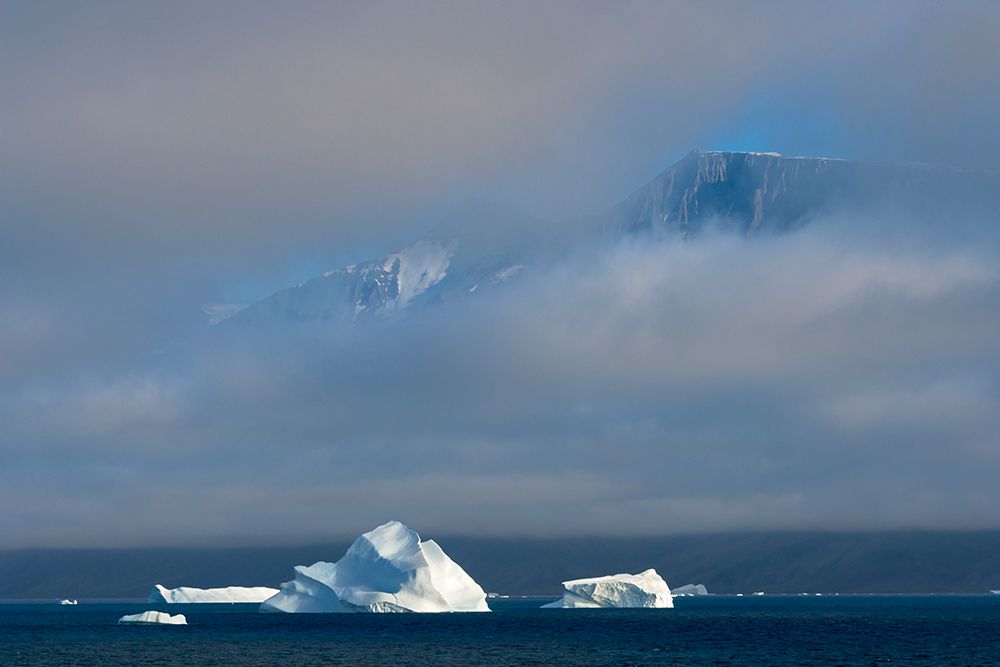 Floating iceberg in the ocean-Greenland art print by Keren Su for $57.95 CAD