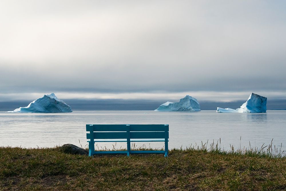 Floating iceberg in the fjord-Qeqertarsuaq-Greenland art print by Keren Su for $57.95 CAD