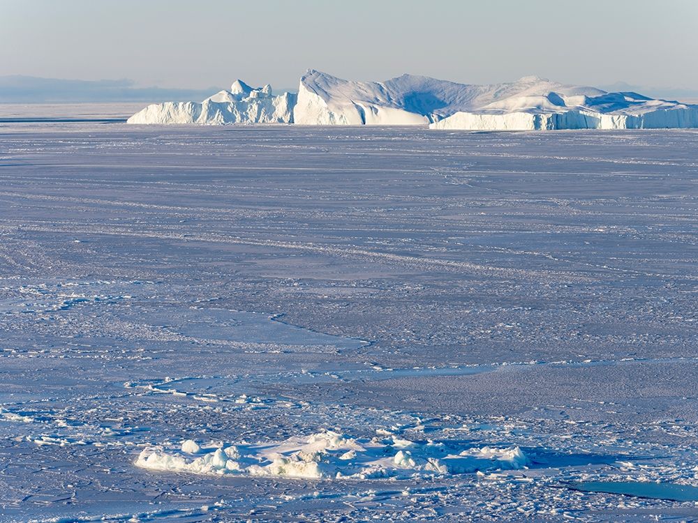 Winter at the Ilulissat Fjord-located in the Disko Bay in West Greenland art print by Martin Zwick for $57.95 CAD