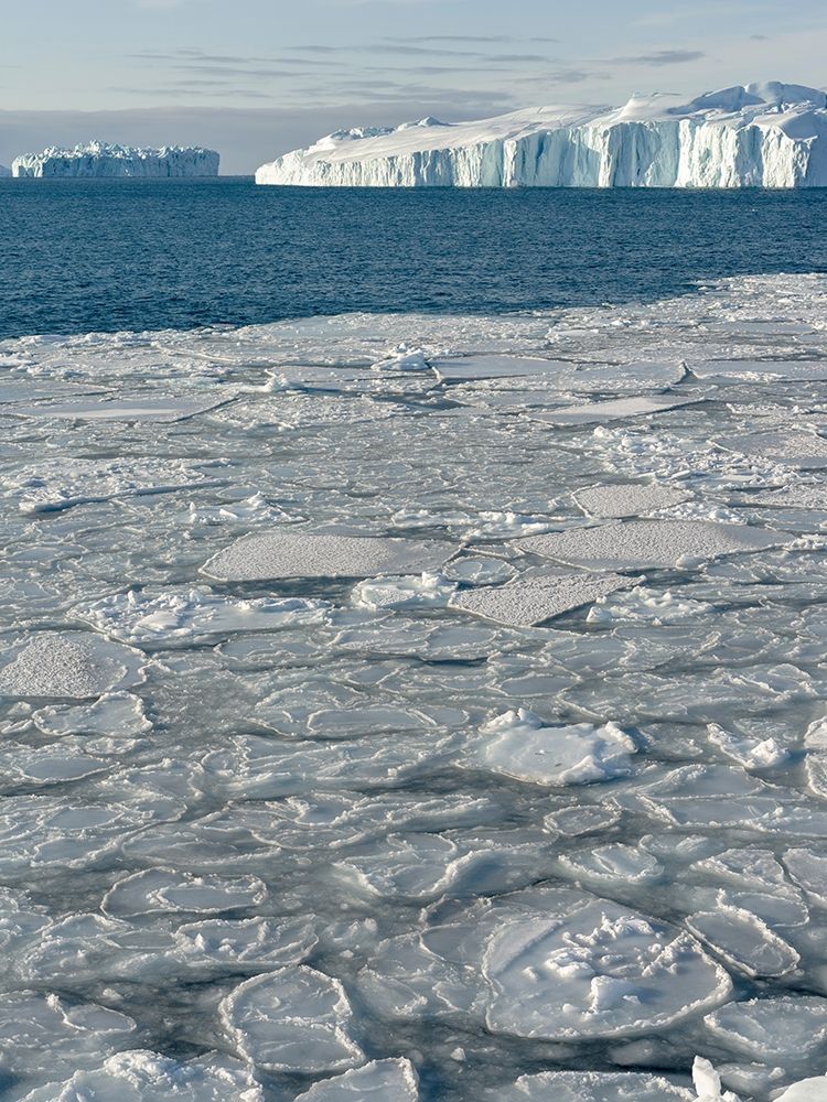 Winter at the Ilulissat Fjord-located in the Disko Bay in West Greenland art print by Martin Zwick for $57.95 CAD