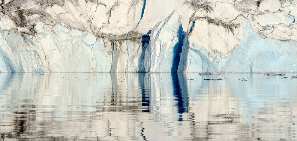 Glacier in the Sermiligaaq Fjord- Ammassalik- Danish Territory. art print by Martin Zwick for $57.95 CAD