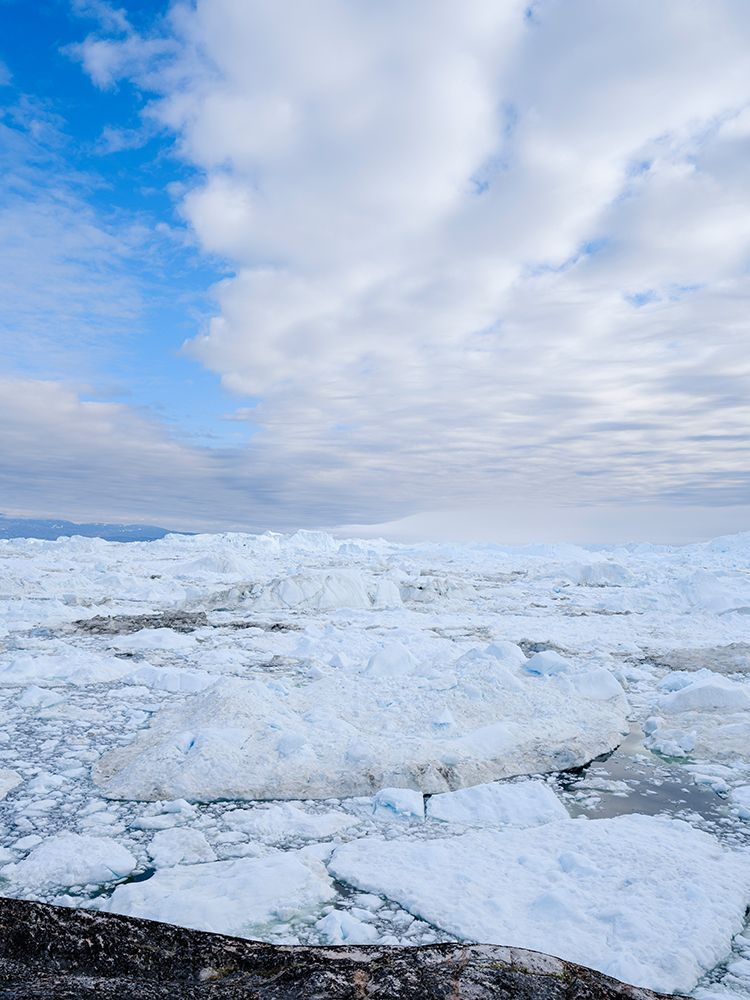 Ilulissat Icefjord at Disko Bay The Icefjord is listed as UNESCO World Heritage Greenland art print by Martin Zwick for $57.95 CAD