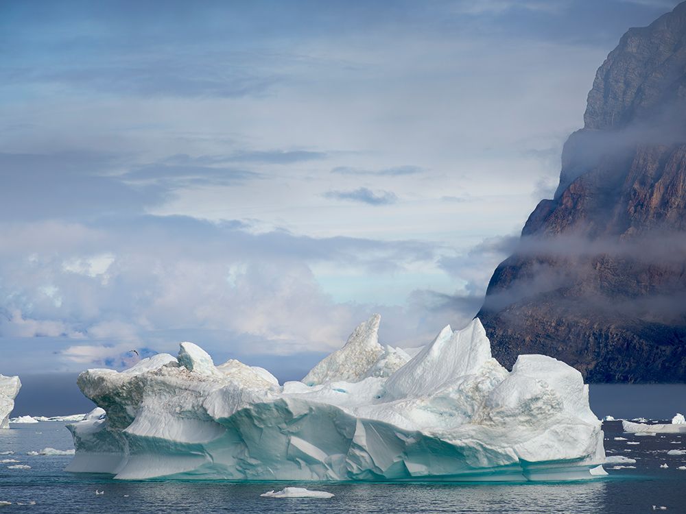 Uummannaq Fjord, northwest of Greenland beyond the arctic circle. Greenland. art print by Martin Zwick for $57.95 CAD