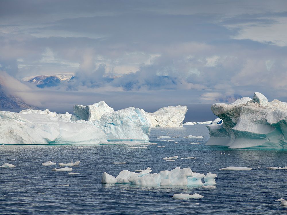 Uummannaq Fjord, northwest of Greenland beyond the arctic circle. Greenland. art print by Martin Zwick for $57.95 CAD
