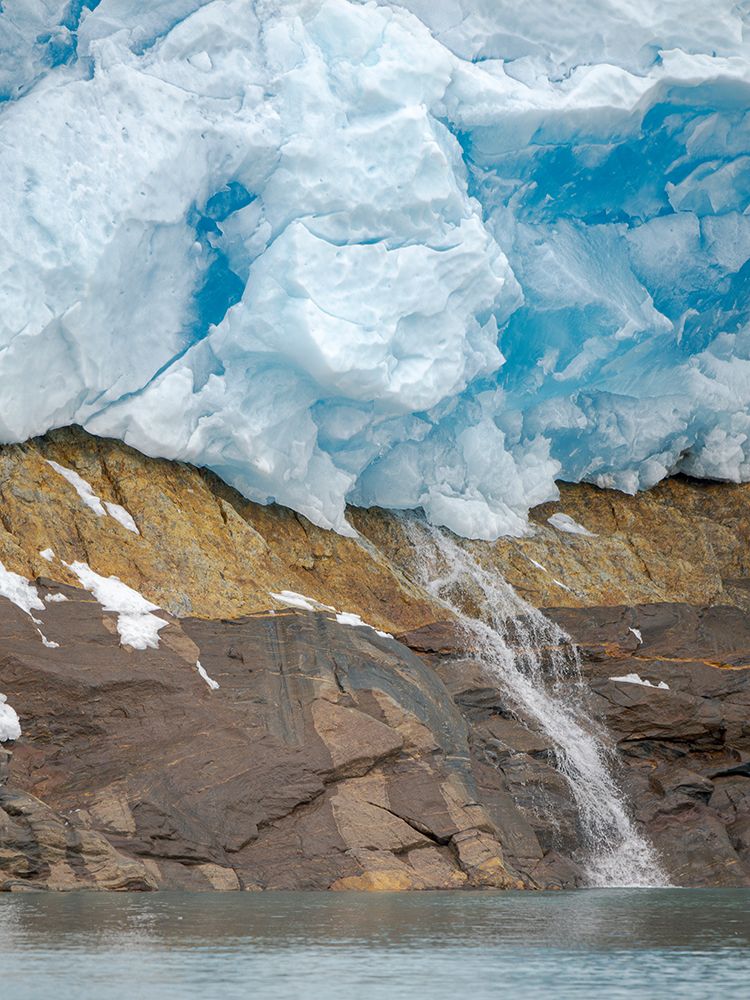 Glacier northeast of Isertoq near Tasiilaq close to Sermilik Icefjord in Ammassalik area, Greenland art print by Martin Zwick for $57.95 CAD