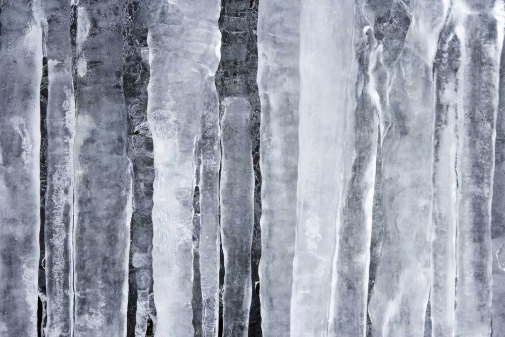 Detail of hanging icicles art print by Don Paulson for $57.95 CAD