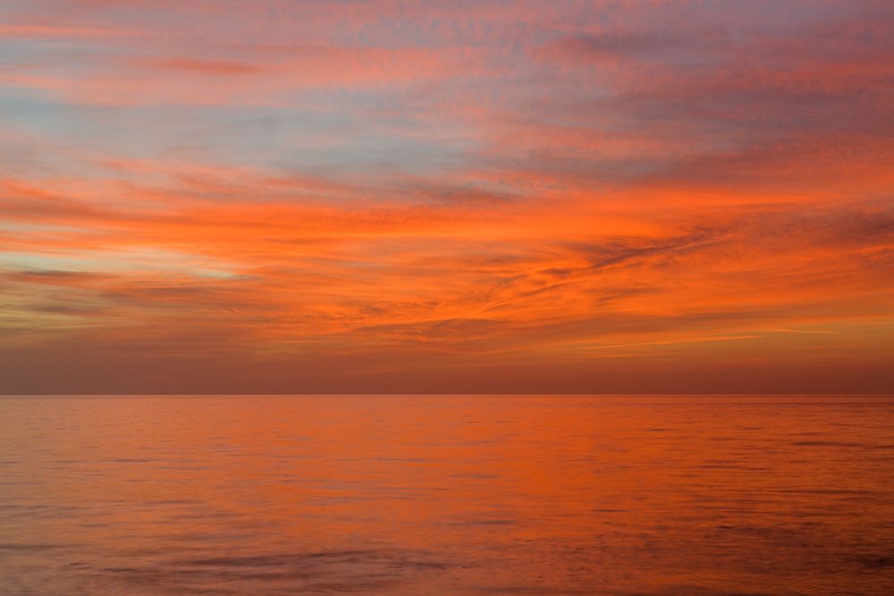 Colorful sky and water art print by Adam Jones for $57.95 CAD