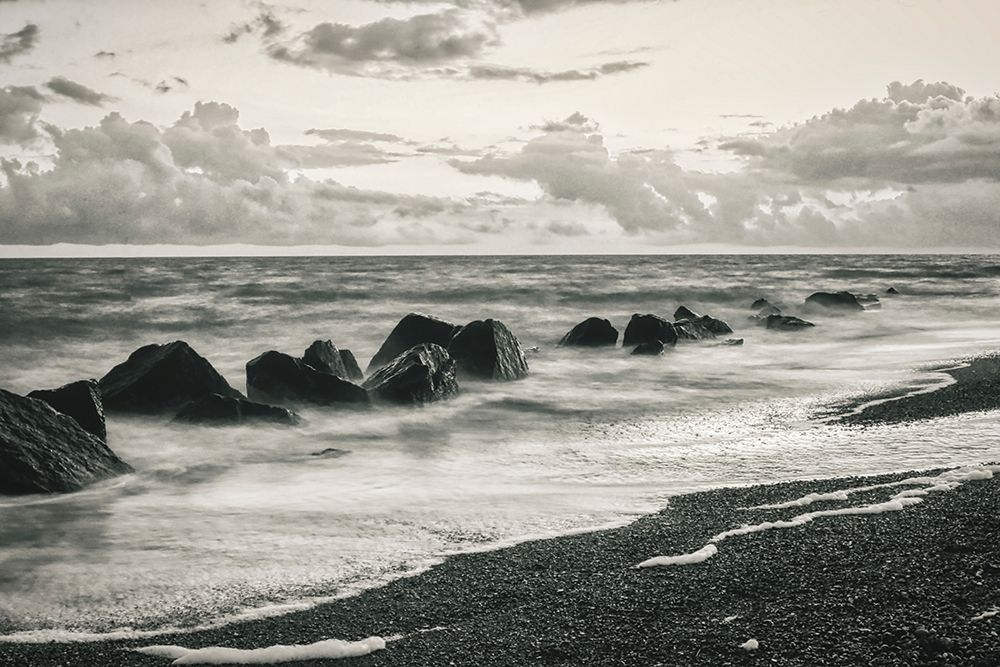 Atlantic Ocean Beach at Sunrise art print by Anna Miller for $57.95 CAD