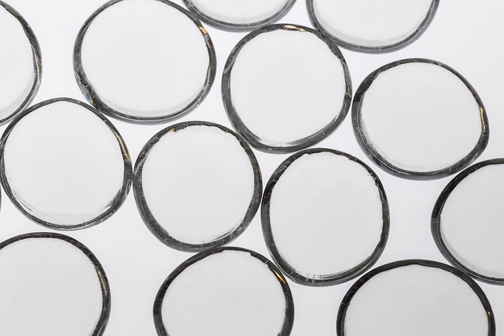 Clear Glass Pebbles with light art print by Zandina Muench Beraldo for $57.95 CAD