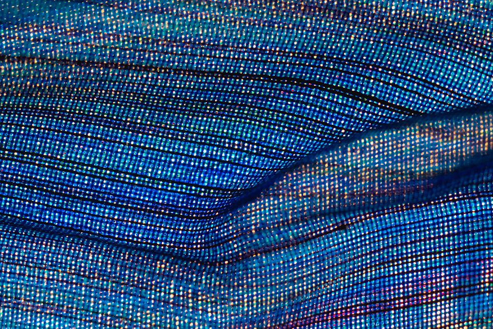 Colorful fabric detail art print by Zandria Muench for $57.95 CAD