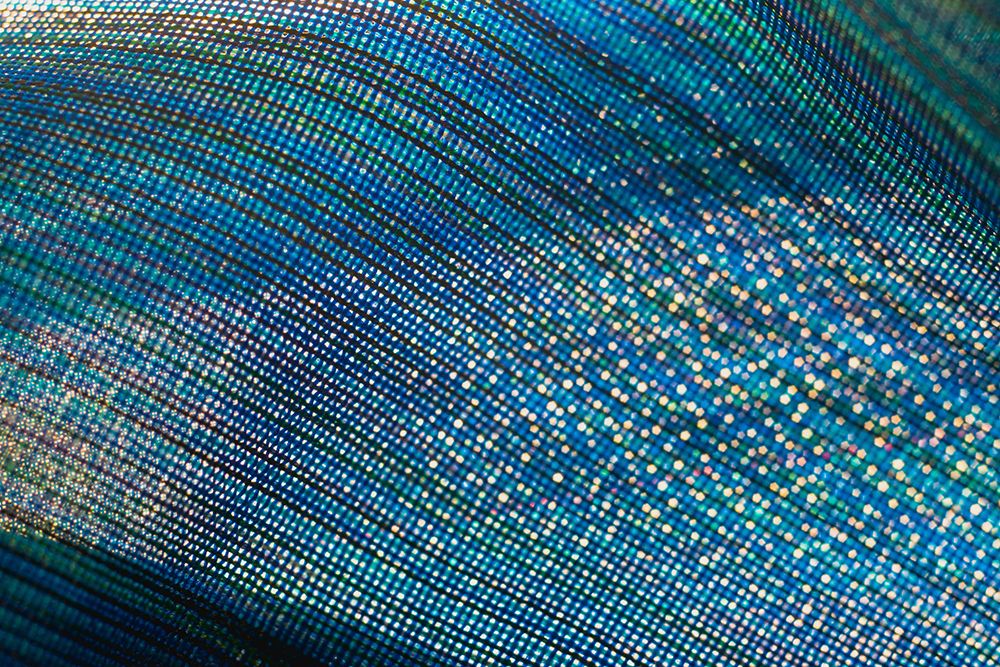 Colorful fabric detail art print by Zandria Muench for $57.95 CAD
